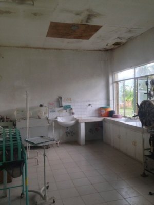 The operating room of a hospital on Panay Island.